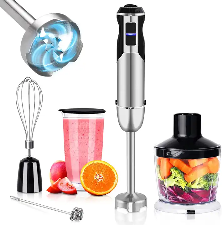1000W Electric Immersion Hand Blender Powerful Portable Easy