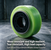 Roue motrice TCM en polyuréthane haute performance 380x165x246mm TCM FBR FBRH, pneu à serrage post-prise de force