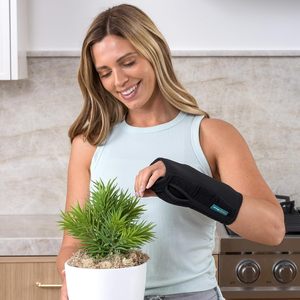 Biểu tượng tùy chỉnh ống cổ tay Cổ tay cú đúp (gói của 2) với nẹp và Palm đệm cho hỗ trợ, ống cổ tay, viêm gân - Product Image 6