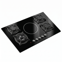 Cuisinière électrique en céramique à 4 brûleurs, cuisinières à gaz et en céramique, ustensiles de cuisine, plaque de cuisson à gaz encastrable en gros