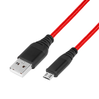 Cables de carga rápida Micro USB para Android, nailon, Compatible con Samsung Galaxy S6,J7 Edge Note 5, Material de nailon duradero