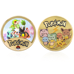Médaille commémorative plaquée or Monstre Fantastique Adorable, pièce <span class=keywords><strong>de</strong></span> <span class=keywords><strong>collection</strong></span> estampillée, cadeau souvenir <span class=keywords><strong>pour</strong></span> enfants et fans - Product Image 3