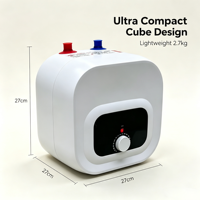 Chauffe-eau électrique compact HAILIJING 8L/10L 2200W IPX4 Classe A sous évier Vente en gros OEM