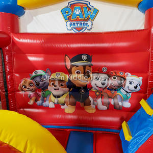 บ้านเป่าลมเล่นเกมกลางแจ้งบ้านเป่าลมรูปอุ้งเท้าสุนัขเด้งคอมโบสำหรับเด็ก - Product Image 5