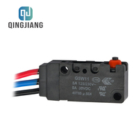 Micro-interrupteur étanche IP67 5A 250VAC scellé SPDT en plastique pour usage industriel, durée de vie de 10 000 cycles