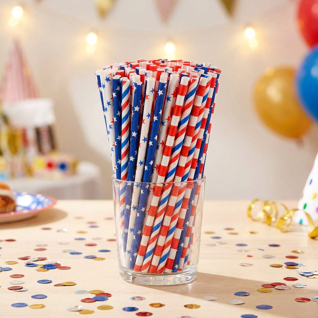 Oem Odm Eco-Friendly Beverage Paper Straw Printer Natural Paper Straw Disposable Straw for Drinks