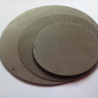 Pack de filtre en maille métallique en acier inoxydable soudé par points