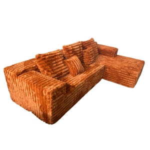 Sofá Cama Compacto para el Hogar, Moderno, Color Naranja, 3 y <span class=keywords><strong>4</strong></span> Plazas, en Forma de <span class=keywords><strong>L</strong></span>, Envasado al Vacío, Sofá Comprimido - Product Image 1