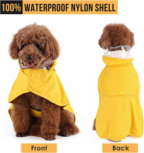 Impermeable para Perros y Gatos, Poncho con Tiras Reflectantes, Bolsillo de Almacenamiento, Ropa de Lluvia Ajustable para Mascotas, PU para Perros Pequeños/Medianos/Grandes - Product Image 3