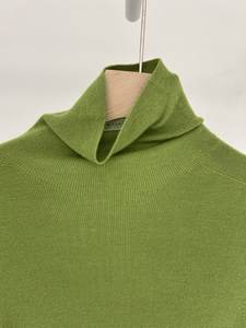 OEM ODM Pull à col roulé décontracté multicolore 16GG pour femmes tricoté par ordinateur en laine/cachemire avec logo avant - Product Image 6