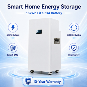 แบตเตอรี่ลิเธียม Solar Lifepo4 14kWh 15kWh 51.2V 280Ah 300Ah สำหรับระบบโซลาร์บ้าน พร้อมล้อเลื่อน - Product Image 2