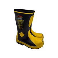 Nouvelles bottes de pompier légères en caoutchouc, antistatiques, antidérapantes, agiles, confortables et durables