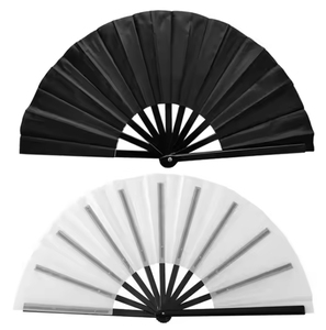 Ventilateur pliable personnalisé 13 pouces Ventilateur pliable portable par sublimation 100% polyester pour presse à chaud NP7248 - Product Image 1