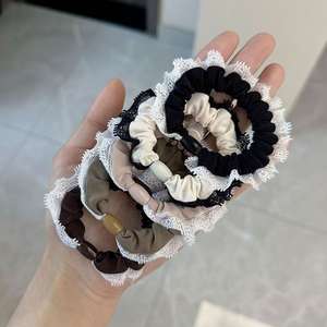 Бесшовный Атласный Галстук для волос для женщин и детей, аксессуар для волос с логотипом и надписью, лента для вечеринки - Product Image 2