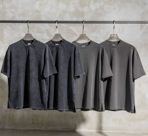 <span class=keywords><strong>Nouvelle</strong></span> marque de mode américaine lavage de neige surdimensionné 100% coton <span class=keywords><strong>galerie</strong></span> hommes T-shirts été goutte épaule T-shirt pour hommes - Product Image 1