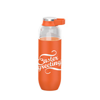Custom Oem 26oz Tritan Transparent Tpe Sangle Bouteille D Eau En Plastique Gym Trajet Hydratation Étanche Couvercle À Large Ouve