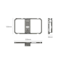Cage de téléphone portable d'accessoires mobiles d'alliage d'aluminium de vente directe d'usine avec le bon prix