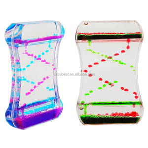 Pack de 5 sabliers liquides colorés, jouets sensoriels anti-stress <span class=keywords><strong>pour</strong></span> l'autisme et le TDAH, jouets d'activités <span class=keywords><strong>pour</strong></span> enfants - Product Image 1