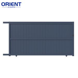 <span class=keywords><strong>Portail</strong></span> coulissant automatique de haute qualité, <span class=keywords><strong>portail</strong></span> d'entrée de sécurité premium, <span class=keywords><strong>portail</strong></span> en aluminium pour la vie privée résidentielle, moteur en option - Product Image 5