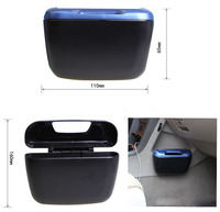 Sacs poubelles portables en ABS pour organisateur latéral de siège, sacs de bureau écologiques