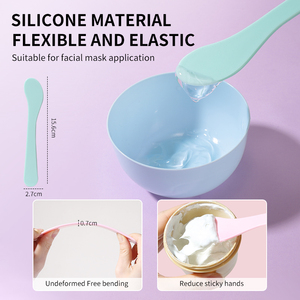 Nhà Máy OEM Logo Mặt Nạ Nhựa Thìa DIY Mặt Nạ Bàn Chải Bộ 2 Cái Vẻ Đẹp Chăm Sóc Da Trộn Applicator Mặt Nạ Bàn Chải 3524 - Product Image 6