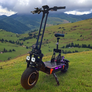 Patinete Eléctrico Geofought M13 de Doble Motor, 120 km de Autonomía, Batería de Litio de 72V 50Ah, Patinete Eléctrico para Adultos con Luz RGB y Freno Hidráulico - Product Image 1