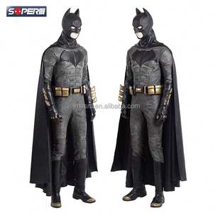 バットマン コスチューム メンズ 大人用 ジャンプスーツ スーツ ハロウィン コスプレ スーパーヒーロー 衣装 各種スタイル バットマン ジャンプスーツ 小道具 - Product Image 6