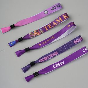 Bracelet d'identification personnalisé en sérigraphie, multi-styles, imperméable, avec logo, pour concerts, expositions, fêtes et événements - Product Image 4