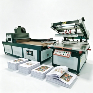 Máquina de serigrafía UV para hojas de papel, máquina de transferencia de película, máquina serigráfica automática para hojas de PVC, máquina para aplicar serigrafía. - Product Image 1