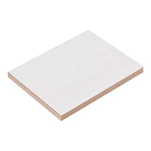 Placa de MDF laminado de melamina 4X8 6X9 12Mm 15Mm 18Mm 20Mm 25Mm Placa de MDF sólida