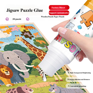 Pegamento para rompecabezas JIGSAW de 60 ml en oferta, sellador de alta calidad para pintar rompecabezas, para manualidades infantiles, adhesivo transparente a base de agua, no tóxico. - Product Image 4