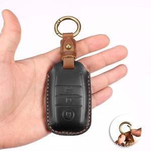 Estuche para llaves de coche de cuero genuino, superventas, adecuado para Hyundai, Kia, Sportage, Carnival, Forte, accesorios para coche al por mayor - Product Image 3