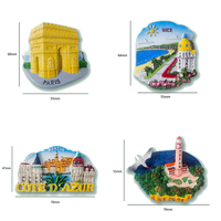 Paris Souvenir cadeau drapeau français carte arc de triomphe cadeau Louvre tour Eiffel Lyon Cannes Provence Arles aimants pour réfrigérateur France