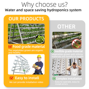 Tomotoes dâu tây phát triển trang trại PVC thủy canh nft kênh aeroponic Ống dọc hydroponics - Product Image 5