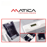 Imprimante de cartes PVC industrielle Matica XID8300 à sublimation thermique, double face, pour cartes d'identité en plastique et cartes NFC, 300 DPI