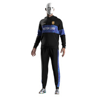 Fournisseur impression chandail d'entraînement sportif chandails syndicaux bon marché uniforme personnalisé Brisbane Broncos Rugby à capuche