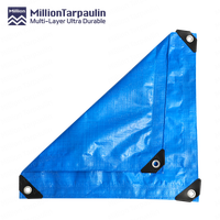 Rouleau de bâche MILLION PE, bâche en polyéthylène imperméable, couverture robuste, tissu résistant aux UV pour les importateurs en gros