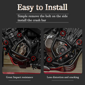 XXUN moto Crash Bar cadre corps protecteur moteur garde pare-chocs pour <span class=keywords><strong>Honda</strong></span> CB650R CB <span class=keywords><strong>650R</strong></span> CB650 R <span class=keywords><strong>2019</strong></span> 2020 2021 2022 2023 - Product Image 5