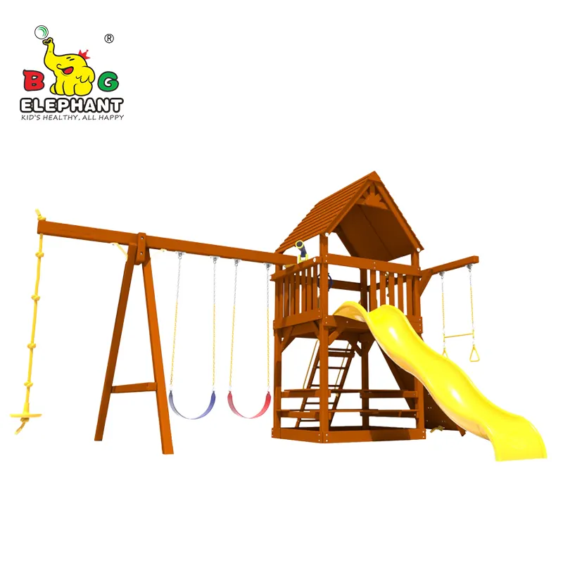 Alice's Dreamhouse - Backyard Games Outdoor Kids Playground Swing Set for Play Center