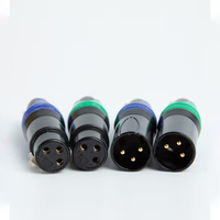 Connecteur XLR plaqué or coloré, mâle, 3 broches, connecteur XLR, broches dorées, contact en cuivre, connecteur 3 broches, prise jack mâle pour microphone