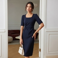 Combinaison professionnelle d'été haut de gamme pour femme, élégante et tendance, à manches courtes, pour l'accueil hôtelier