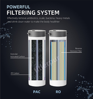 Purificateur d'eau chaude et froide, distributeur d'eau RO, fabricants de filtres à eau intelligents de comptoir, meilleurs filtres à eau
