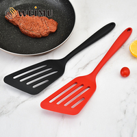 Accessoires de cuisine WEIMU, spatule à frire en silicone de qualité alimentaire 100 % antiadhésive, pour cuisiner le poisson, compatible lave-vaisselle et four