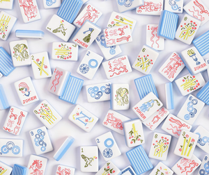 Fichas de Mahjong Americanas Personalizadas de Diseño Moderno y Lujoso, Impresas en Cuatro Capas, para Entretenimiento de Ajedrez y Cartas - Product Image 1