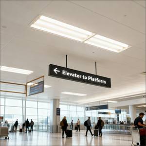 Panneau publicitaire personnalisé en aluminium et acrylique Boîte à lumière de taille personnalisée Indicateur de cabine à DEL Panneau lumineux guidé - Product Image 5