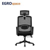 EGROspace Fabricant Grossiste de Mobilier - Chaise de Bureau Exécutive Ergonomique Pivotante à Dossier Haut pour Dirigeant et Employé