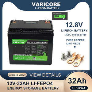 LiFePO4 pin 12V 32ah 50A xả varicore LFP Pin gói cho xe máy thay thế Lithium Ion - Product Image 4