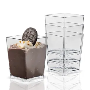 Hot Sell Plastic Containers Disposable Ice Cream Cups For Food Dessert