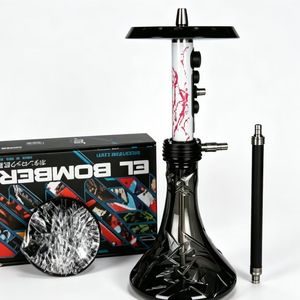 Serie Egipcia de Cachimbas Árabes de Plástico Esmerilado con Enchufe Europeo y Práctica Manguera Individual - Product Image 1