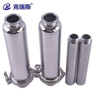 Filtro Tubular de Acero Inoxidable 316 de Kres Filtration para Separación de Sólidos y Líquidos en Baterías de Litio de Vehículos de Nueva Energía - Product Image 2